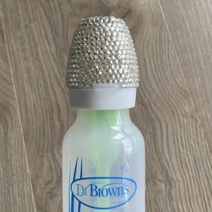 Baby Bottle Handmade Rhinestones Glass Crystals Bling